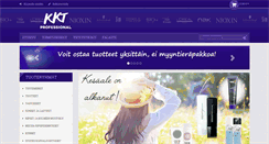 Desktop Screenshot of kuopionkampaamotarvike.fi